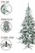 Perfect Holiday Alpine Fir Artificial Christmas Tree - Snow Flocked